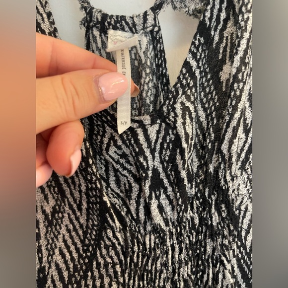 Free People Knot For You Slip Raven Combo Dress Tribal Print Size S - Picture 5 of 11